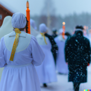 St. Lucia Day procession