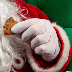 What treat does Santa like to eat?
