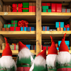 North Pole Weather doesn't stop elves from making presents!