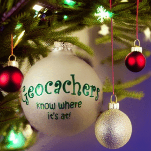 geocaching christmas decoration