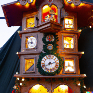 Christmas Market Clumsy Cuckoo Clock