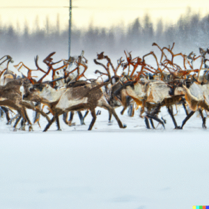 Wild reindeer 