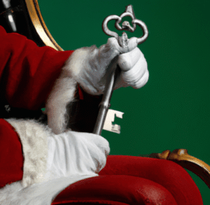 photo of Santas missing magic key